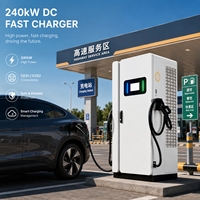 Nuevo Cargador Rápido Comercial de CC con Refrigeración Líquida de 240kW CCS2 GB/T EVSE con OCPP 1.6/2.0, Monitoreo Remoto y RFID