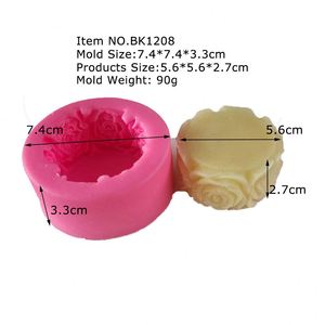 Gifts Decoration Roman Baking Panty Rose <b>Soap</b> <b>Mould</b> Candle Silicone Wax Valentines Day Candle Gift 2023 for Candle Making - Product Image 6