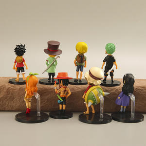 Set de 8 Figuras de <span class=keywords><strong>Anime</strong></span> Japonés, Muñecos de Dibujos Animados de Luffy, Aissa, Bo, Solona, Mei y Robin, Adornos de Juguete - Product Image 3