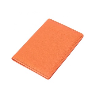 Wholesale Travel Passport Cover Genuine Leather Custom Personalized Passport Booklet Passport Holder Wallet - Product Image 1