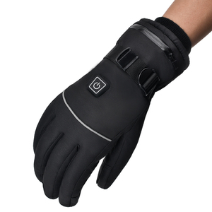 HBG 1824 Gants chauffants rechargeables personnalisés à cinq doigts Gants chauffants pour l'hiver en plein air le snowboard Gants chauffants à batterie imperméables et coupe-vent - Product Image 2