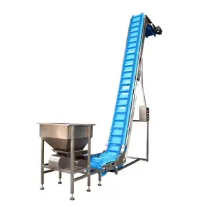 Sabuk konveyor berbentuk S untuk industri makanan, Transfer barang makanan padat tanpa hambatan