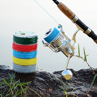 PROBEROS 100M Ligne de pêche tressée à 4 brins, 4 tresses, ligne PE multifilament, ligne de pêche 6LB-100LB