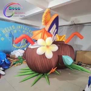 समुद्र तट घटना पार्टी सजावट नारियल विज्ञापन सजावट inflatable नारियल