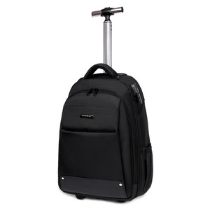 Oxford Trolley Backpack Zipper Roller Casual Business Roller Travel Gym Bag Vintage Style Organizer Spinner <b>Suitcase</b> Luggage - Product Image 3
