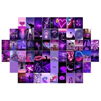 50 pièces rose 4x6 photo mur photo collage art kit images esthétiques pour mur collage néon