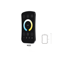 Contrôleur de bande LED éclairée à distance LTECH Multi-Zone Mini CT Remote Noir