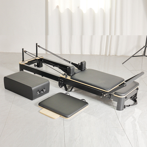 Prix d'usine : Reformer en aluminium pour usage domestique et professionnel, équipement de fitness et de yoga PLT05FD-1, cadre en aluminium et léger - Product Image 3