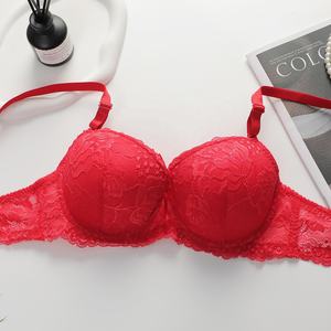 Ensemble <span class=keywords><strong>Soutien</strong></span>-<span class=keywords><strong>Gorge</strong></span> Push-Up à Armatures et Culotte en <span class=keywords><strong>Dentelle</strong></span> Sexy avec Nœud, Bonne Qualité Style Magnifique Personnalisé - Product Image 4