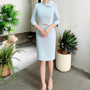 Low Price Receptionist Dress Superior Quality Workwear | Alibaba.com