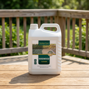 Nettoyant et lustrant portable 2-en-1 Golden Care pour le teck et les bois durs, idéal pour l'entretien des meubles d'extérieur en villa et au parc - Product Image 3
