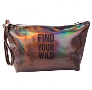 Fashion <b>Women</b> Outdoor Lightweight Makeup Case Laser Pvc Zipper Cosmetic <b>Bags</b> Hologram <b>Toiletry</b> <b>Bag</b> Pouch - Product Image 5
