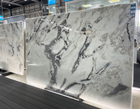 Mármol Blanco Natural Crema Ostra Fendy, Tablero de Comedor, Encimera de Cocina, Revestimiento de Suelo Picasso, Azulejo de Pared, Panel para Muebles