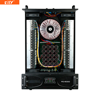 Amplificateur de puissance PD-5000 2 canaux 3U 1400W/1500W/1700W/1900W*2Ch Haute puissance Classe H Boîtier long pour Spectacles, Salles, Scènes, Spectacles en direct
