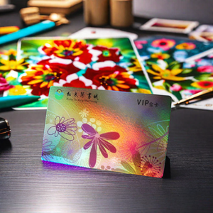 Tarjeta de Visita de PVC con Holograma Personalizada, Impresión Láser, Laminación Arcoíris, Tarjeta de Membresía de Alta Visibilidad, Impresión ISO - Product Image 4