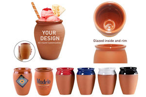 Taza de Cerveza de Cerámica OEM ODM, Nueva Taza Creativa con Relieve Vintage, Hecha a Mano en México, Taza de Barro para Beber con Logotipo Personalizado - Product Image 6