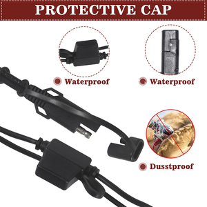 SAE <b>Battery</b> Connector Ring Terminal Harness Accessory Cable Quick <b>Connect</b> Extention Cord for <b>Battery</b> Charger/Maintainer - Product Image 3