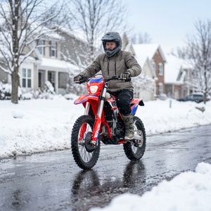 Moto tout-terrain d'aventure extrême YBS300, suspension <span class=keywords><strong>triple</strong></span> réglable, cadre en acier chromoly, motocross - Product Image 1