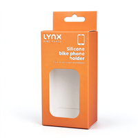 Boîte à fenêtre avec languette personnalisée, boîte de présentation en papier kraft, boîte en papier personnalisée pour l'électronique et les accessoires de vélo