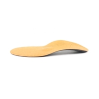 Semelles orthopédiques confortables en micro-cuir perforé pour M1 Ginger, avec soutien de la voûte plantaire, pour épine calcanéenne et pieds plats, et massage plantaire
