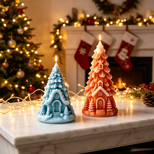 <span class=keywords><strong>Stampo</strong></span> in Silicone 3D a Forma <span class=keywords><strong>di</strong></span> Casa <span class=keywords><strong>Albero</strong></span> <span class=keywords><strong>di</strong></span> <span class=keywords><strong>Natale</strong></span>, Facile da Sformare, per Candele, Resina, Gesso, Sapone e Creazioni Natalizie Fai-da-Te - Product Image 3