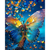Nouveau produit : Kit de peinture diamant 5D Papillon brisé pour adultes – Peinture diamant et art mural
