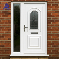 Portes et fenêtres à battants en verre trempé de style nordique moderne certifiées CE, maison passive, sécurité extérieure, porte à charnières en PVC UPVC