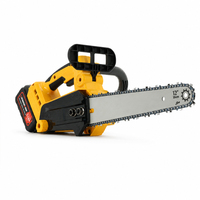 Tronçonneuse sans fil 21V 12 pouces à moteur brushless, vente en gros OEM, pour la coupe d'arbres et l'élagage du bois, alimentée par batterie, pour le jardin
