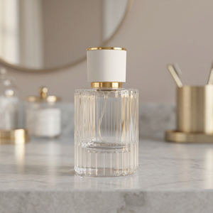 Flacon de parfum unique, bouchon personnalisé de luxe, pulvérisateur à pompe pour flacons - Product Image 1