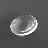 Verre optique OEM personnalisable BK7 Quartz K9 silice fondue lentille biconvexe à motif plat pour équipement optique à lumière laser