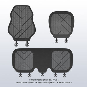 Decoración Interior de Lujo para Auto <span class=keywords><strong>Maybach</strong></span>, Juego Completo de Fundas de Asiento de Gamuza y Fibras de Algodón DuPont, Múltiples Opciones para Civic y Golf - Product Image 6