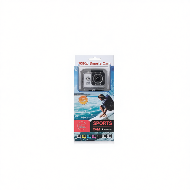 Action Sports Camera 1080p Hd With Waterproof Case For Outdoor Activities