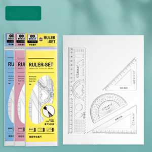 Lot de quatre règles en gros pour hommes, femmes, enfants – Fournitures de papeterie pour l'école primaire - Product Image 6
