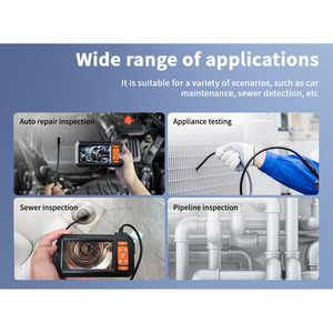 Endoscope industriel, mini caméra, écran 4,3 pouces, MicroSD, outil d'inspection vidéo 1080P pour les canalisations d'égouts, photo en temps réel - Product Image 6