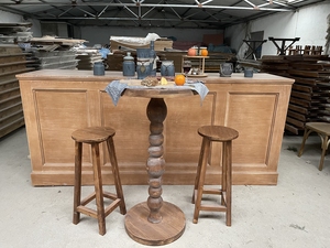 طاولة لمأدبة زفاف ريفية ريفية عتيقة من الكرم خشب الصنوبر - Product Image 3