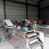 Máquina para hornear pan eléctrica tipo transportador Flatbread Chapati Naan Roti Tunnel Horno que hace la máquina