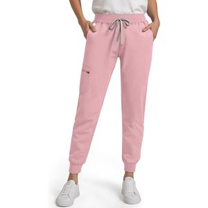 Pantalones Médicos para Mujer FOXA, Estilo Jogger, Cintura Media con Cordón, Bolsillos Tipo Cargo, para Uso Hospitalario, Tejido de Punto con Mezcla de Algodón - Product Image 1