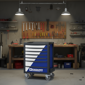 Fasano Tools 7 Drawer Tool Cart With Wheels For <b>Workshop</b> <b>Storage</b> - Product Image 3