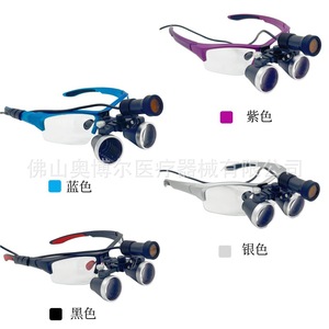 Ab Medical <b>Magnifying</b> Lens <b>Light</b> 3.5X Led Headlamp With Metal Case For Dental Use - Product Image 5