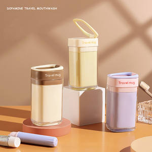 Boîte de rangement portable pour articles de toilette, gobelet de rinçage, <span class=keywords><strong>bouteille</strong></span> pour brosse à dents, idéale pour les voyages et les déplacements professionnels - Product Image 2