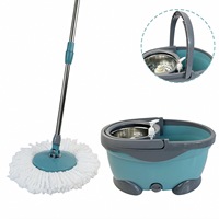 Serpillère magique 360 degrés de haute qualité avec seau de nettoyage – Excellent prix pour le nettoyage intérieur domestique (vente en gros)