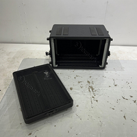 Supports de montage antichoc de stockage détachables en plastique dur HDPE boîte à outils armoire d'amplificateur de puissance 6U 19 "étuis de rack