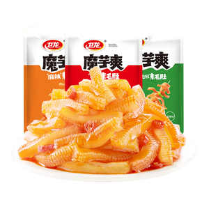 Weilong konjac-tiras frescas y picantes, red de vientre peludo, red roja para dormitorio, oficina, aperitivos - Product Image 1