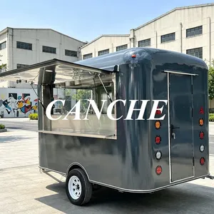 Camión de Comida Estándar Europeo, Camión de Café y Bagels, Carrito de Comida Móvil, Remolque de Comida para Venta - Product Image 1