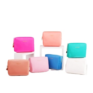 PU Leather Fashion <strong>Travel</strong> <strong>Toiletry</strong> Organizer <strong>Bag</strong> With Waterproof Lining For Makeup