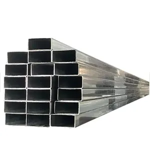ERW hollow section square Rectangle pipe Hollow Iron Pipe Welded Black Steel Pipe Tube