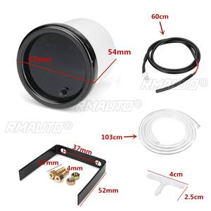 Manómetro para Auto de 2 Pulgadas (52mm), Medidor de Presión de Turbo Mecánico, Vacuómetro de -12 Bar, LED de 7 Colores, Lente Negra, 12V - Product Image 6