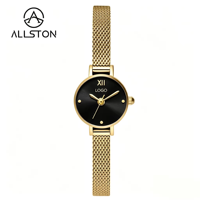 Montre chronographe à quartz OEM populaire, de luxe, tendance, sportive, antique, rétro, minimaliste, pour femme, avec boîtier en alliage et bracelet en acier inoxydable
