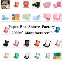 Boîte en carton ondulé recyclable personnalisée avec logo d'usine, pliable, pour expédition, avec fermeture automatique à rabat