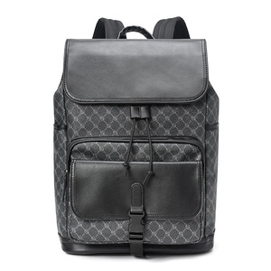 Direktverkauf ab Werk Bedruckte Taschen für Herren Echtes Leder Laptop-Tasche für Männer Leder-Rucksack für Herren Hohe Qualität - Product Image 2